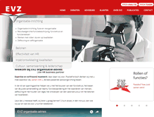 Tablet Screenshot of evz.nl